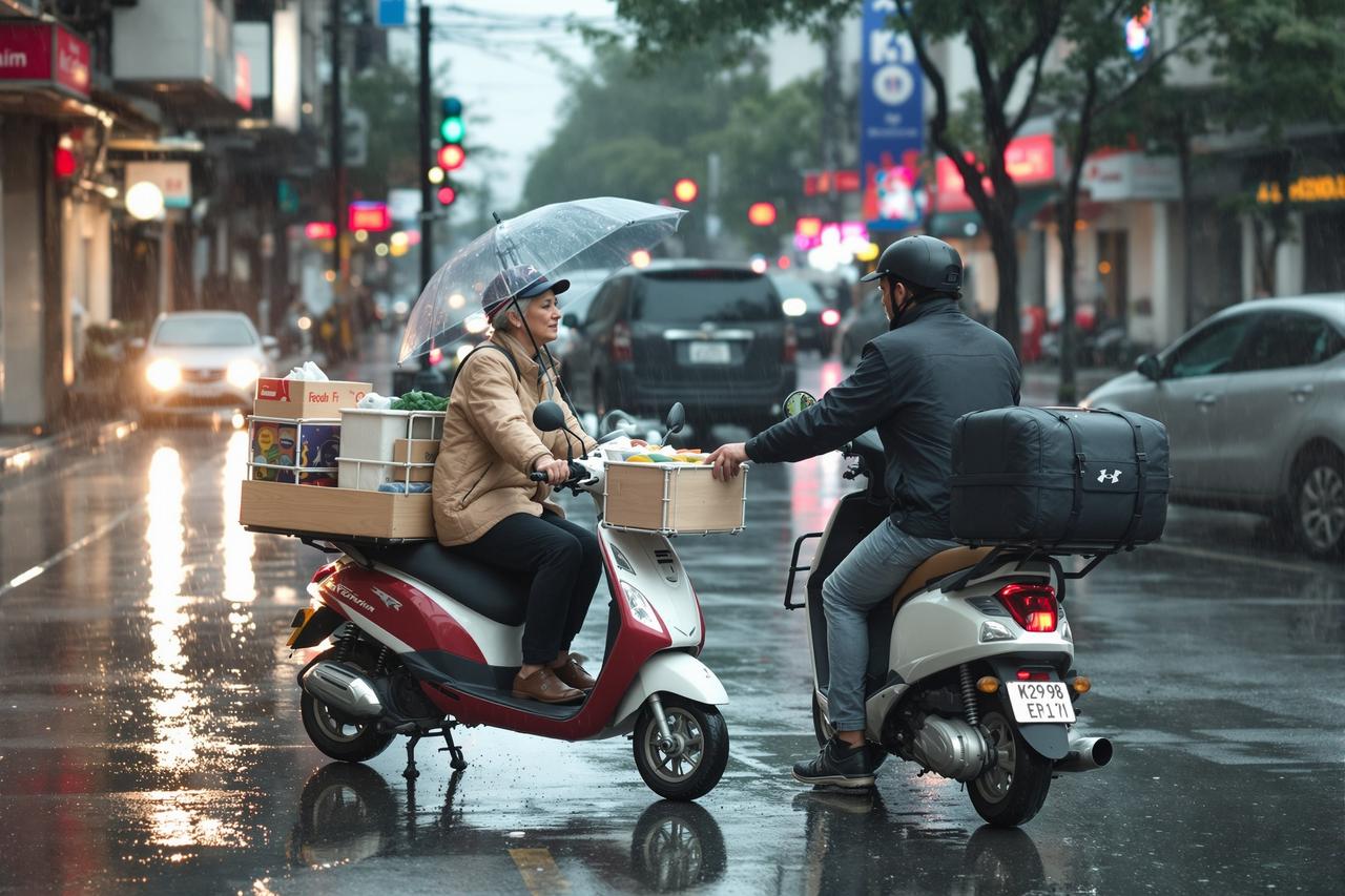 某市一外卖小哥雨中救人感动全网，被救者家属全城寻人致谢